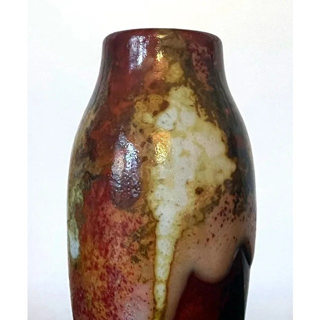 1920s Ceramic Vase Royal Doulton Chang Ware For Sale - Image 10 of 12