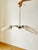 Brass 3-Arm Chandelier, 1960s For Sale - Image 4 of 8