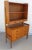 Teak and Oak Danish Modern Secretary Bookcase Scandinavian For Sale - Image 4 of 5