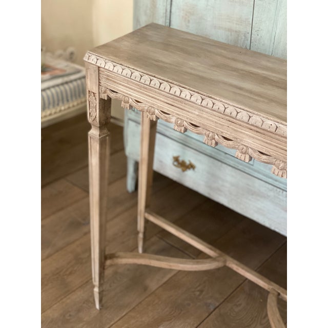 1900 - 1909 Antique Decorated Console Table, 1900 For Sale - Image 5 of 6