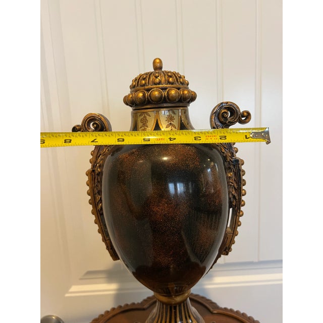 Classic Style Porcelain Urn For Sale - Image 9 of 11