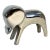 1980s Vintage Danish Boho Chic Abstract Dansk Metal Elephant Sculpture For Sale