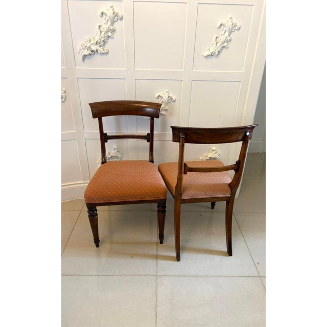 Early 19th Century Antique Regency Mahogany Dining Chairs, 1830, Set of 6 For Sale - Image 5 of 18
