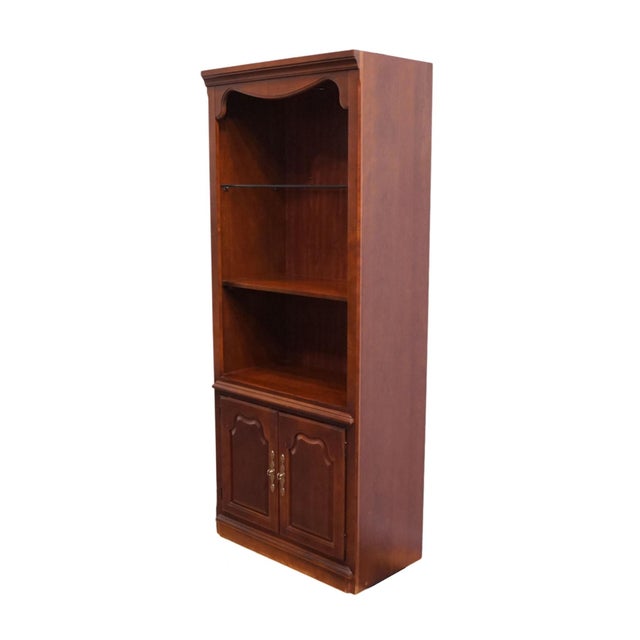 THOMASVILLE FURNITURE Winston Court Solid Cherry Traditional Style 32" Lighted Bookcase / Wall Unit 20641-822 78" High 32"...
