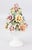 Capodimonte Vintage Italian Majolica Floral Roses Topiary For Sale - Image 4 of 11