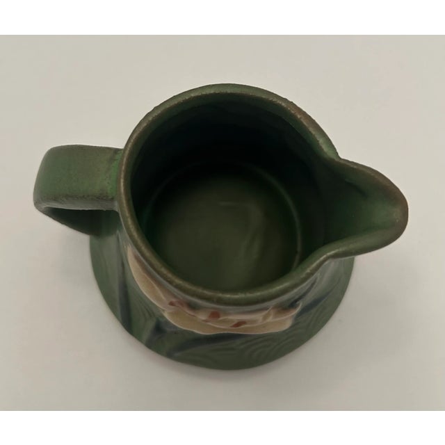 Ceramic Vintage Roseville Pottery Creamer For Sale - Image 7 of 7