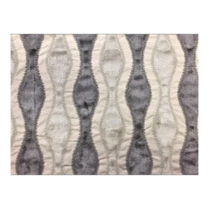Jane Churchill-Topaz Geometric Gray Taupe Beige Neutral Abstract Cut Velvet Upholstery Fabric