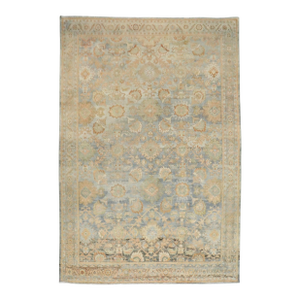 Antique Zabihi Collection Persian Mahal Light Blue Field Rug