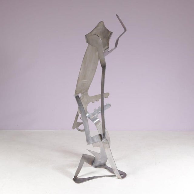Metal Guido Hafner, Mensch Mit Mensch (Human with Human), 1990s, Metal For Sale - Image 7 of 16
