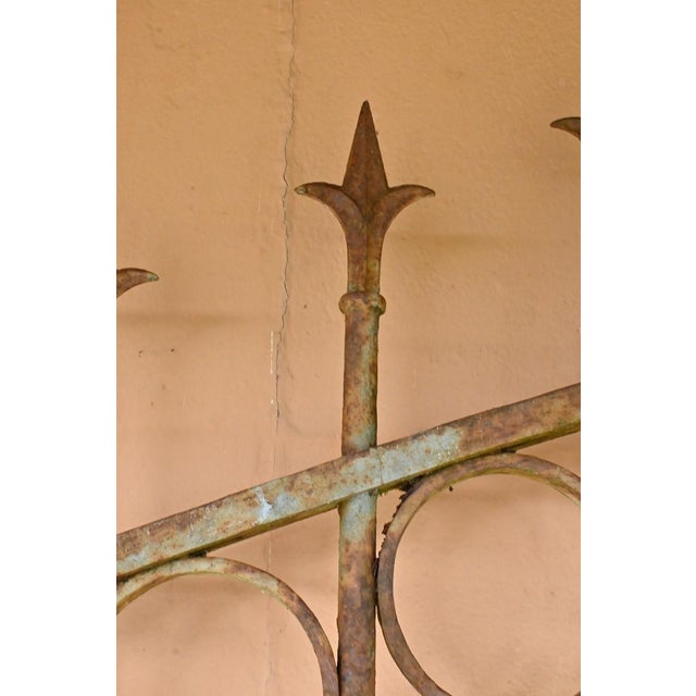 Metal Antique Iron Property Gate For Sale - Image 7 of 15