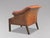 Quality Untouched Brown Leather Victorian Armchair A high quality, untouched 19th-century brown leather button back club...
