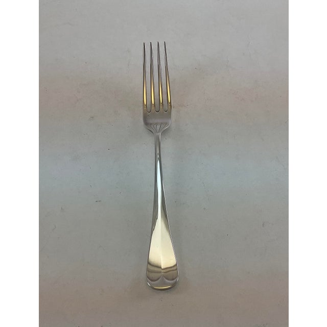 1970s 1970s Silver Plated Dinner Fork, Rattail For Sale - Image 5 of 12