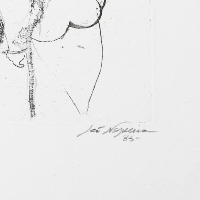 Rolando Sá Nogueira, Nude Composition, 1985, Screenprint For Sale - Image 5 of 6