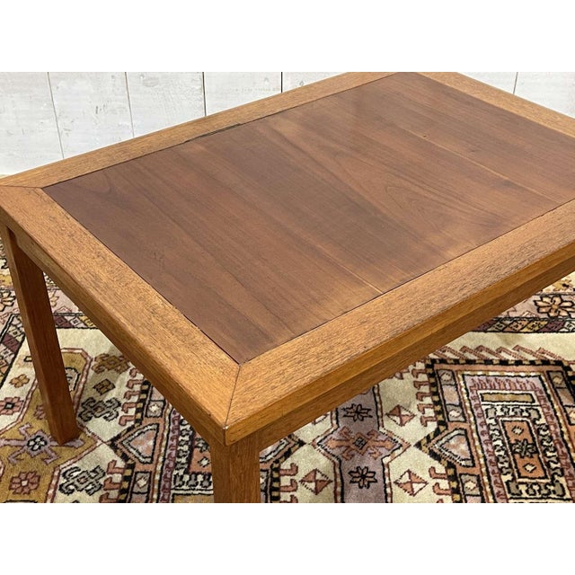 Teak and Cherry Wood Coffee Table, 1970s For Sale - Image 4 of 10