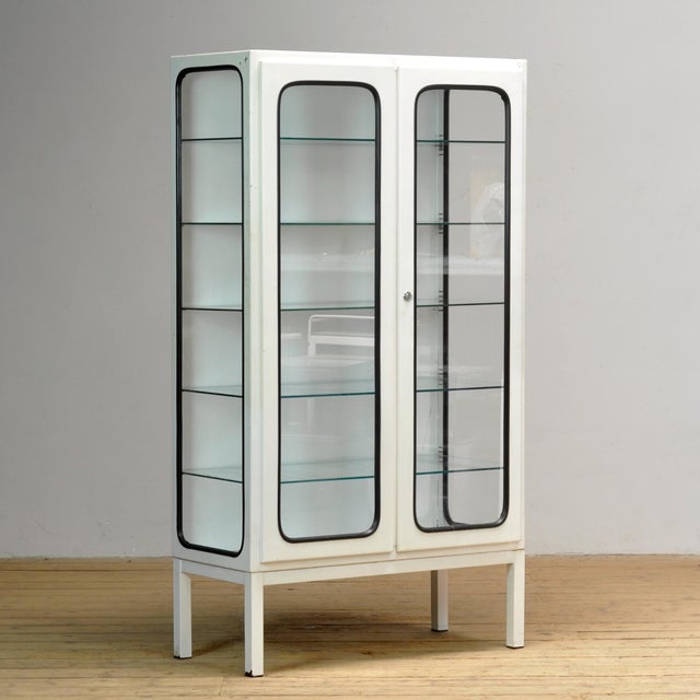 Industrial Vintage Medical Cabinet, 1970s For Sale - Image 3 of 10