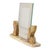 Beige Large Art Deco Onyx Marble Photo Picture Frame with Mirrored Border, 1930s For Sale - Image 8 of 18