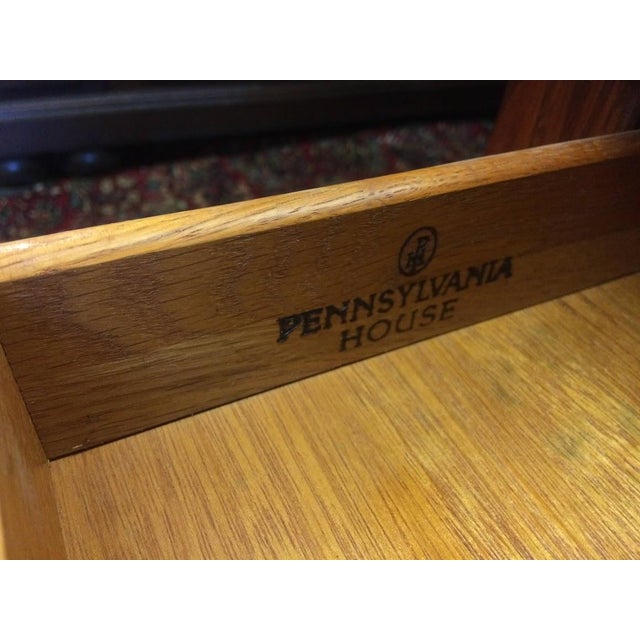 Item: Vintage Pennsylvania House Oak Games Table. Age & Condition: Circa 1980. Good, with a finish issue in the corner and...