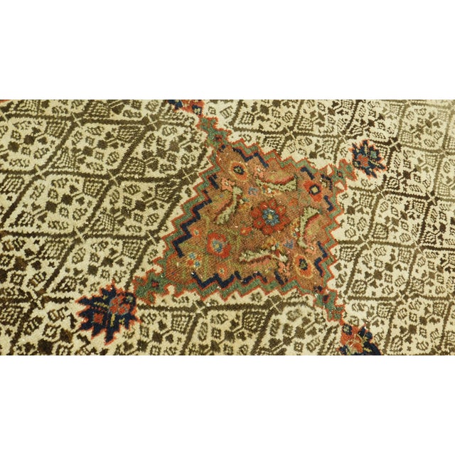 Traditional Hand Knotted Northwest Persian Camel Hair Sarab Gallery rug.4"9"x 11' For Sale - Image 3 of 18