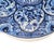 Vintage Delft Blue Lobed Charger Plate With Floral Cartouches, 15.5" For Sale - Image 11 of 18
