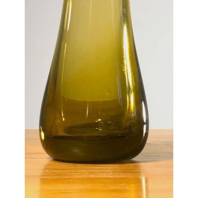 Vase Soliflore in Blown Glass by Claude Morin, 1960s For Sale - Image 4 of 11