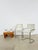 Vintage Space Age Chairs with White Molded Shell and Chrome Tubing, 1970s, Set of 2 For Sale - Image 3 of 18