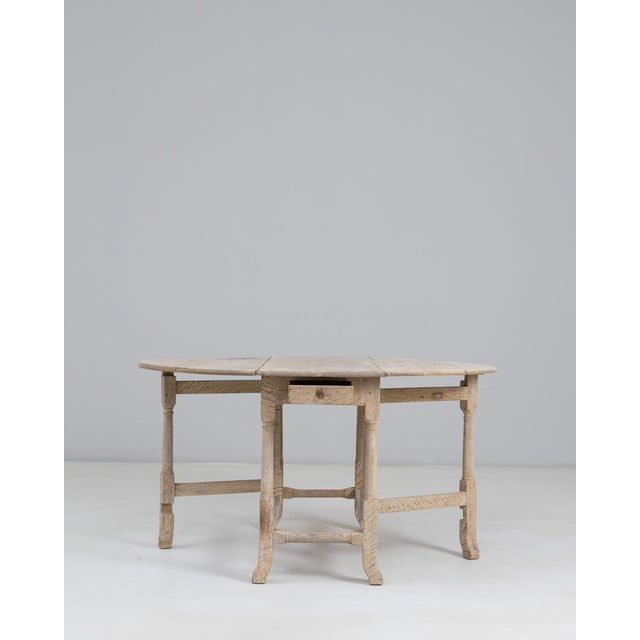 1900s French Oak Drop Leaf Table For Sale In Greensboro - Image 6 of 18