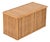 French Riviera Storage Chest in Bamboo and Wicker, Italy, 1970 For Sale