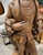 Wood Italian Hand Carved Wood Statue. 18th C Style Young Man For Sale - Image 7 of 12