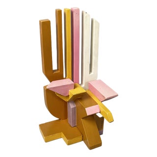 Giacomo Balla, Portacarte Futur Balla Sculpture, 1980s, Wood For Sale