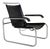 Mid-Century B35 - S35 L Lounge Chair by Marcel Breuer Bauhaus for Thonet, 1980s For Sale