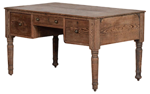 English Pine Writing Desk, 1890s
