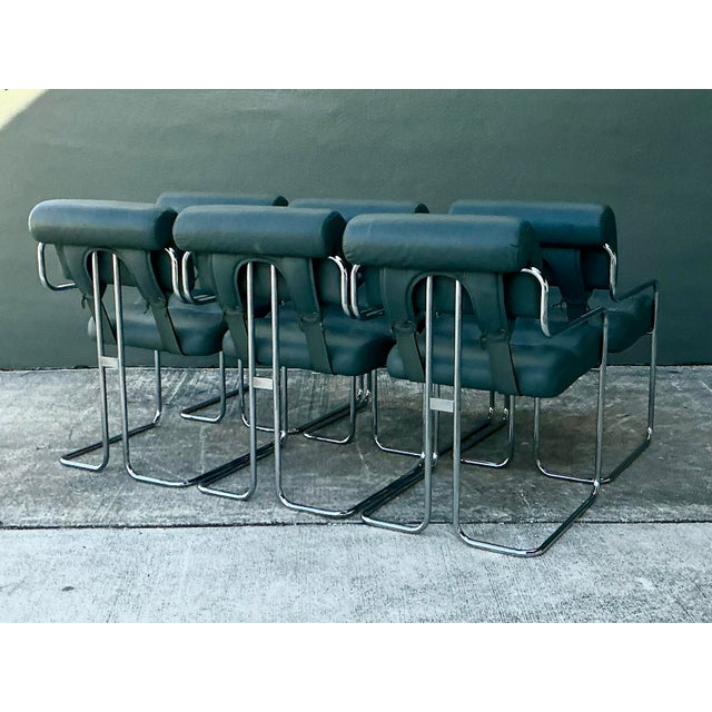 Vintage Italian Guido Faleschini “Tucaroma”:Dining Chairs - Set of 6 For Sale - Image 11 of 12