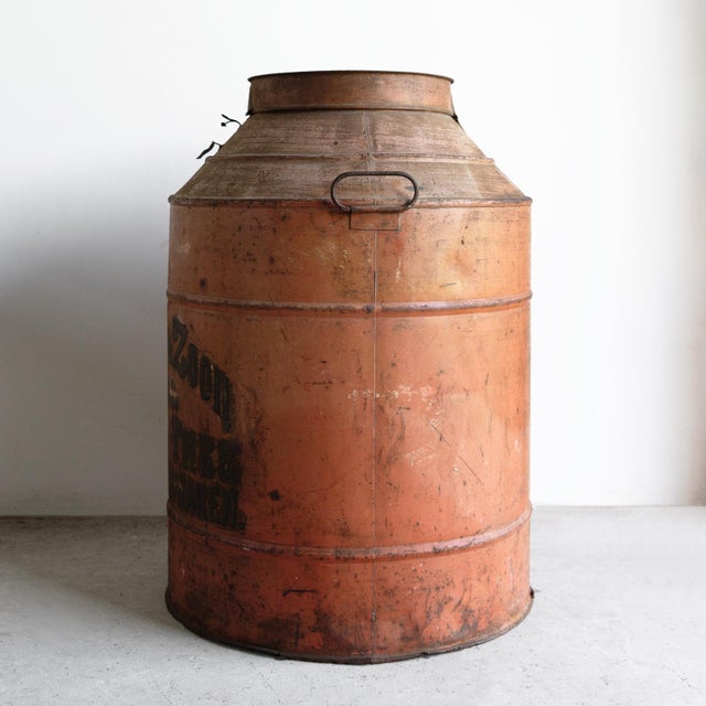 Very Large Antique Toleware Tea/Coffee Canister in Original Paint, Dutch For Sale - Image 10 of 17
