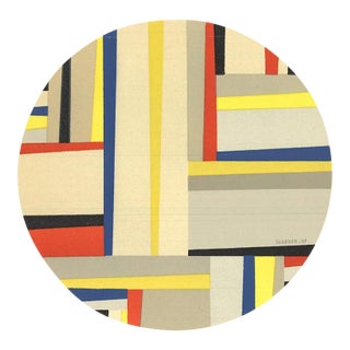 1964 Fritz Glarner 'Tondo' Lithograph For Sale