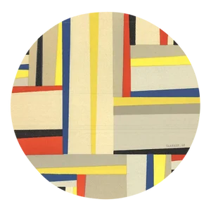1964 Fritz Glarner 'Tondo' Lithograph