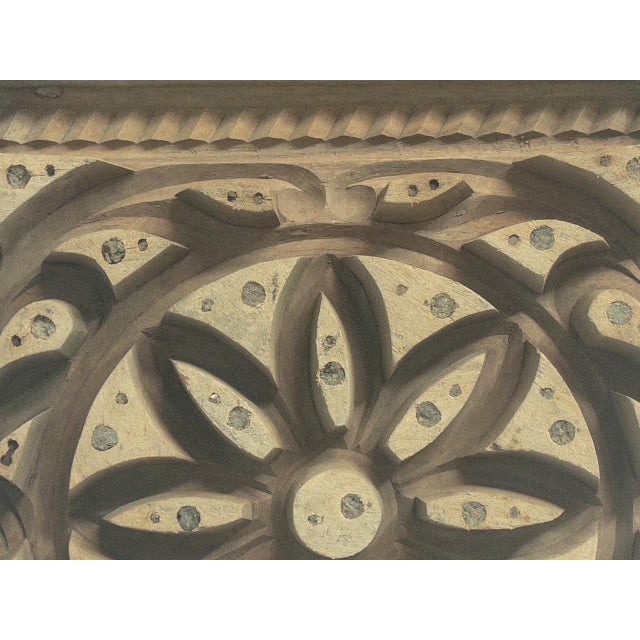 Lotus Flower Wood Form Wall Art For Sale - Image 9 of 15