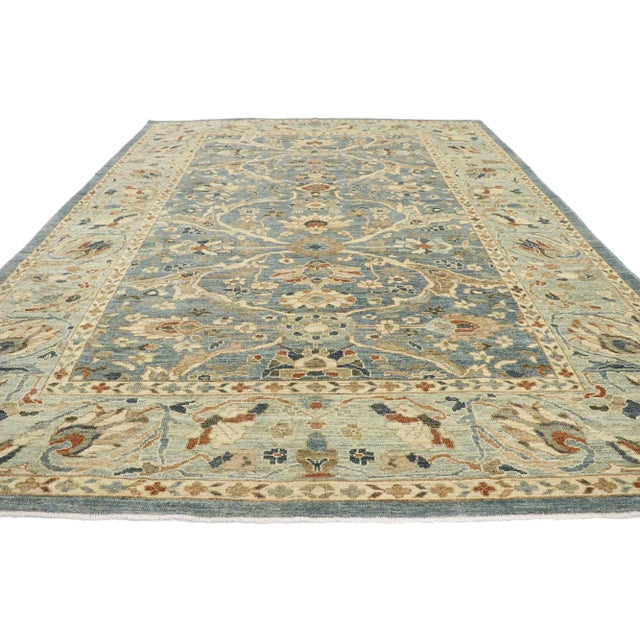 Modern Persian Sultanabad Rug - 09'03 X 12'03 For Sale - Image 3 of 10