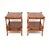 A fantastic pair of Vintage Georgian style yew wood side tables. They were made in England, and date from around the...