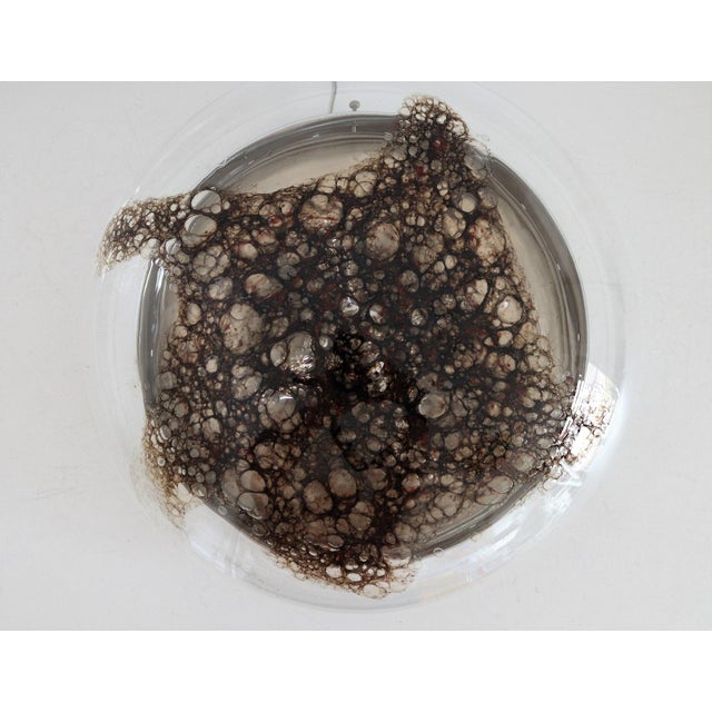 Italian Murano Bubble Glass Flush Mount by La Murrina, 1970s For Sale - Image 6 of 18