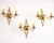 Vintage Polished Brass Wall Sconces by Maison Baguès, 1950s, Set of 3 For Sale - Image 16 of 16