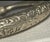 Tribal Early 20th Century Hollowed Silver Etched Bangle Bracelet by the Hill Tribes of Laos For Sale - Image 3 of 3