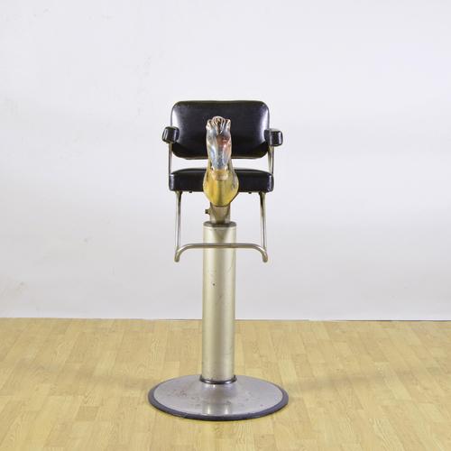 Vintage Children's Barbers Horse Chair, 1950s For Sale - Image 3 of 9
