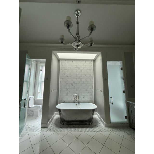 Seguso for Donghia 5 Arm Murano Chandelier For Sale - Image 12 of 12