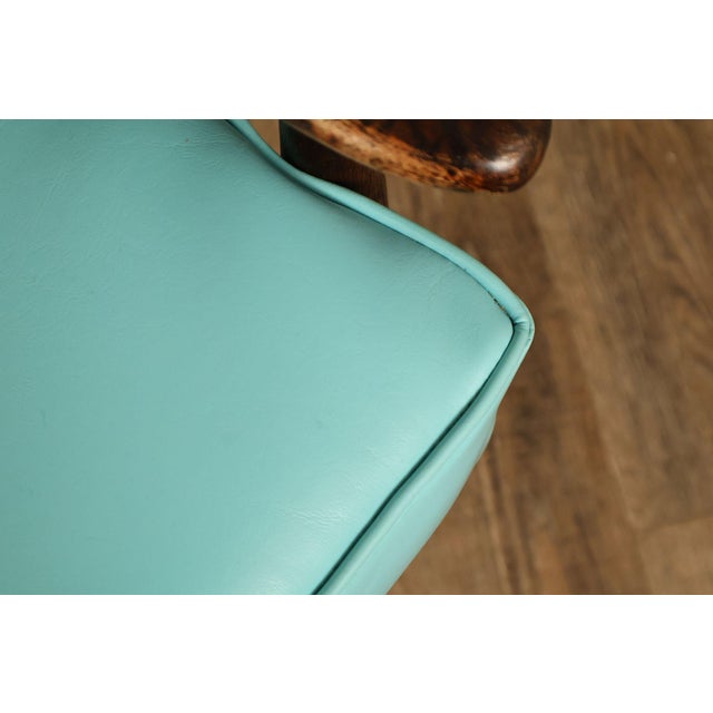 Mid Century Modern Oak Three-Seat Sofa For Sale - Image 12 of 18