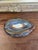 Stone Polished Likely Agate Slice Bowl With Natural Banding For Sale - Image 7 of 10