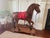 American Vintage Horsehide Hobby Horse Sculpture on Rolling Platform - Likely Nikolaus Klein, Chicago, C. 1930's-40's For Sale - Image 3 of 4