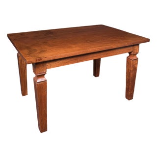 Antique Four Seater Dining Table, English Walnut, Kitchen Diner, Edwardian, 1910 For Sale