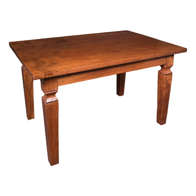 Antique Four Seater Dining Table, English Walnut, Kitchen Diner, Edwardian, 1910 For Sale