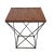 Axis Reclaimed Wood Side Table For Sale - Image 4 of 6