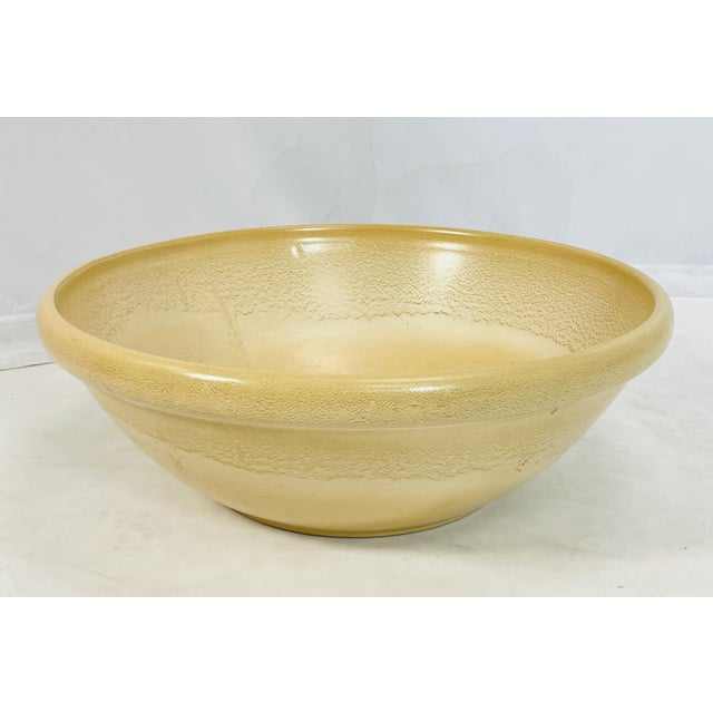 1980s 1980s Large Gainey Ceramics California Architectural Stoneware Planter Bowl For Sale - Image 5 of 17